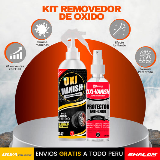KIT REMOVEDOR OXIDO + SPRAY ANTICROMADO E3