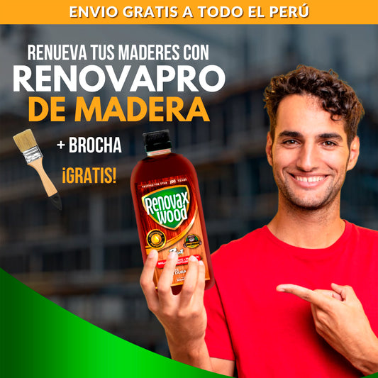 KIT RENOVAX MADERA + BROCHA L5